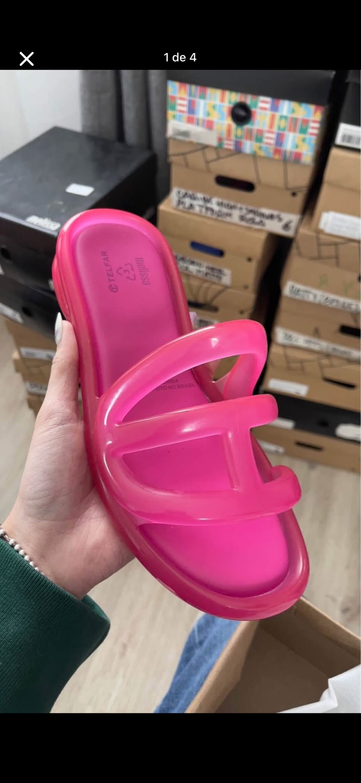 Sandalias Melissa + Telfar