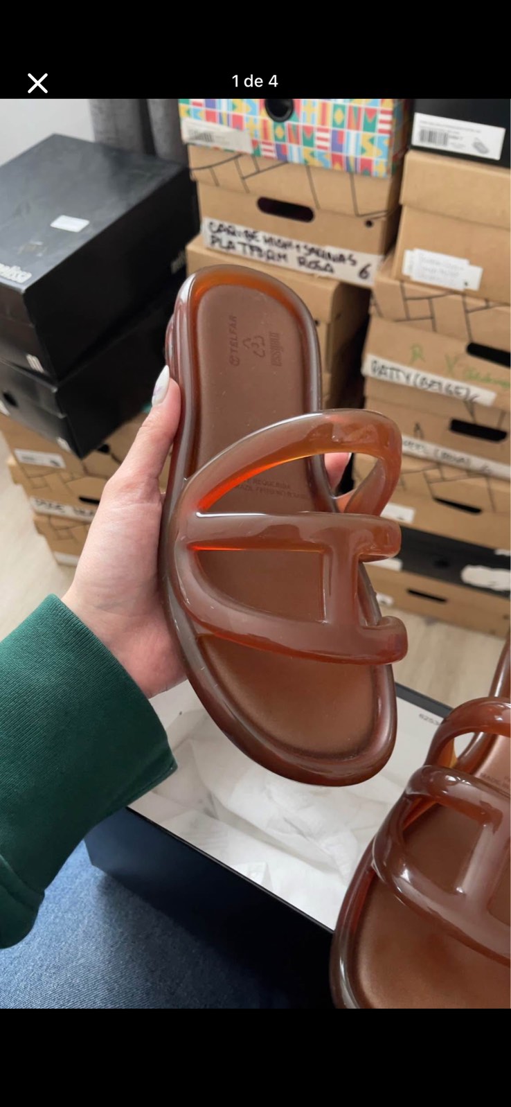 Sandalias Melissa + Telfar