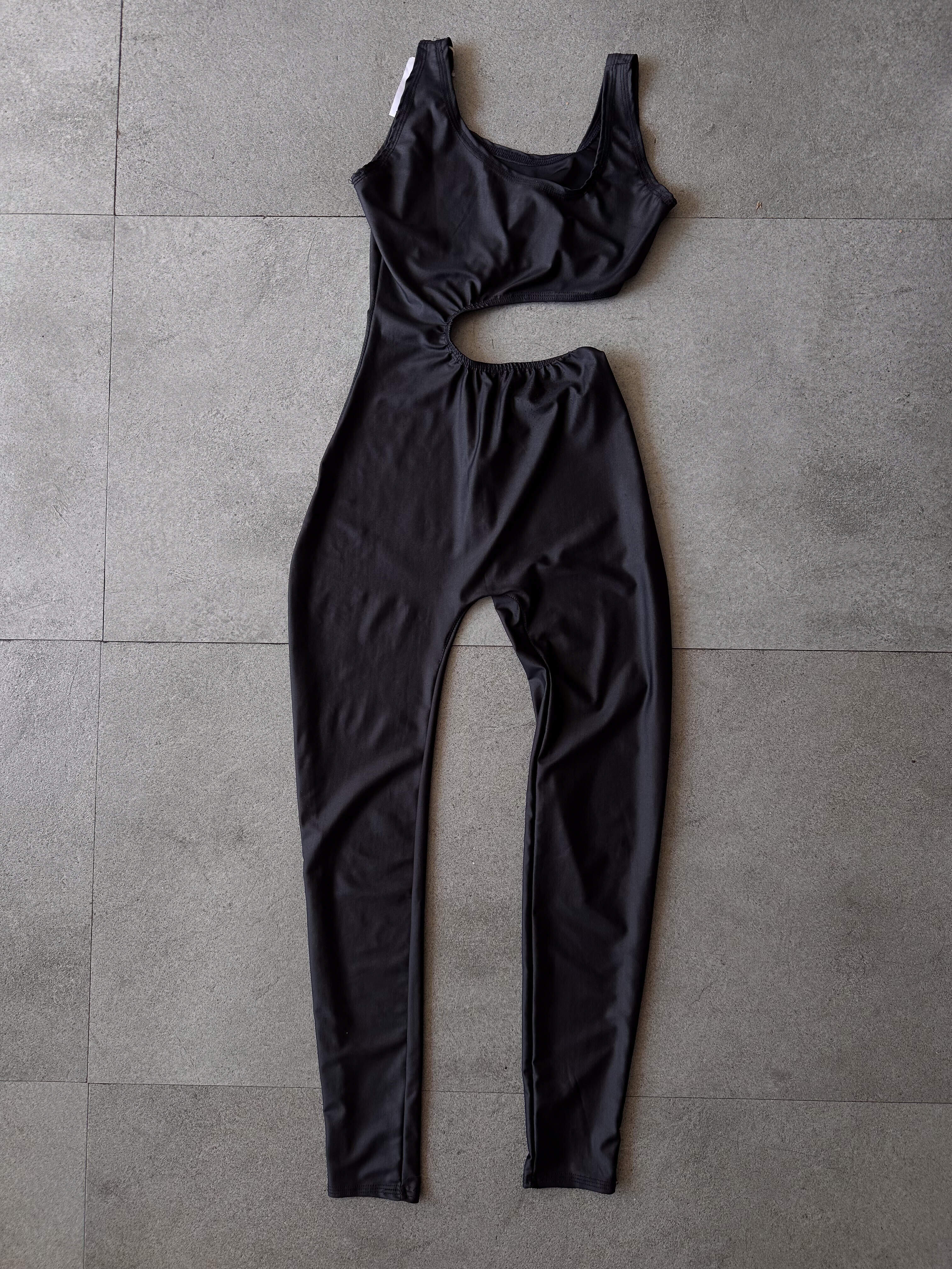 Enterito vestido gris